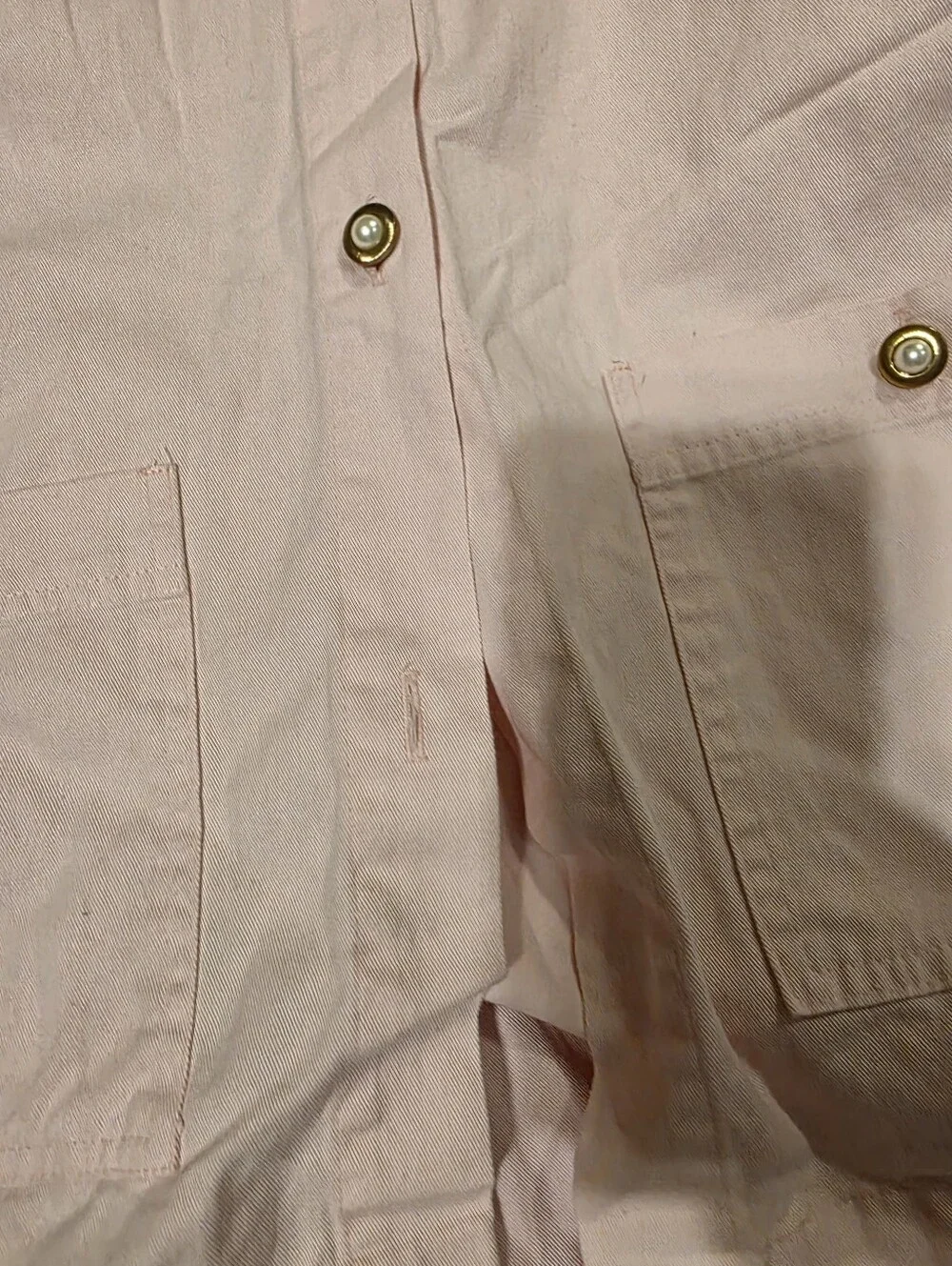 2PC Vintage light weight denium outfit. Top marked XL/ skirt marked L see below